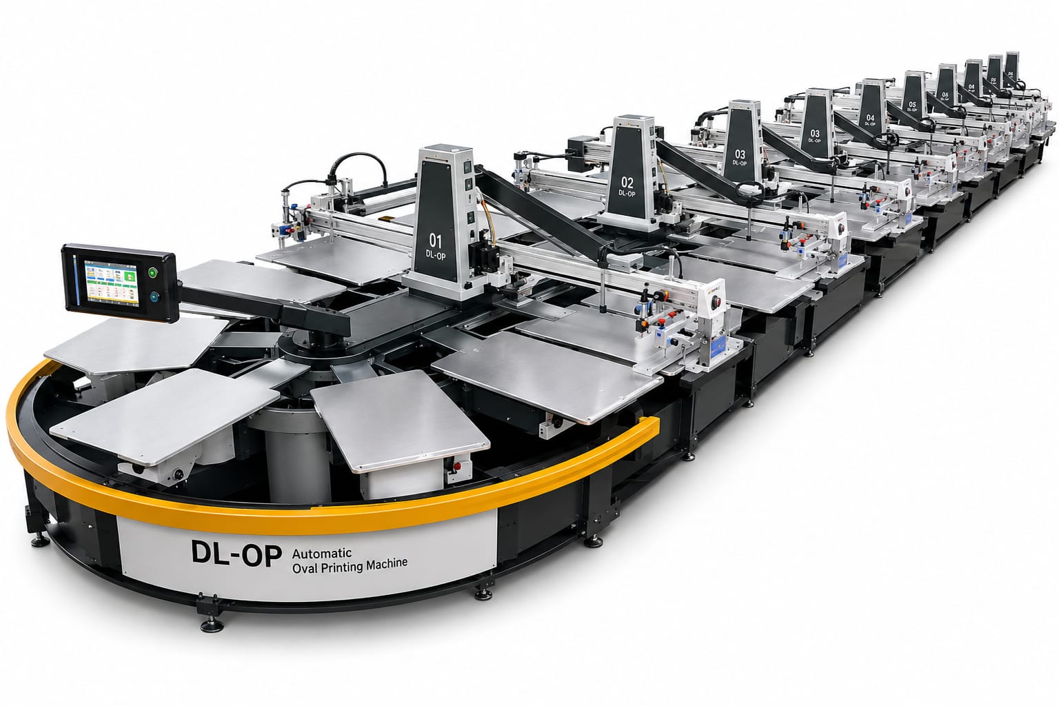 Garment Automatic Oval Printing Machine